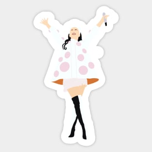 Illustrated Katy Perry Play Sticker